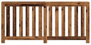 Kryt na radiátor old wood 175 x 20 x 82 cm kompozitní dřevo