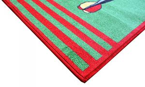 Vopi | Dětský koberec Šipky - 79 x 237 cm, zelený