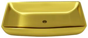 Umyvadlo - keramika - zlaté | 71x38x13,5 cm