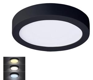 Solight WD170-B - LED Stropní svítidlo LED/12W/230V 3000/4000/6000K černá kulatý SL1393