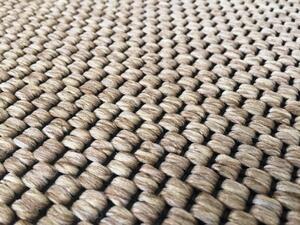 Vopi | Kusový koberec Nature světle béžová - 120 cm kulatý