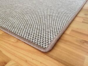 Vopi | Kusový koberec Nature světle béžová - 100 cm kulatý