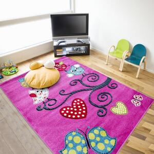 Vopi | Kusový koberec Kids 420 lila - 80 x 150 cm