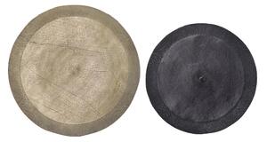 SADA ODKLÁDACÍCH STOLKŮ, černá, bronzová, barvy mosazi Carryhome - Odkládací stolky