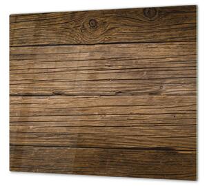 Ochranná deska pozadí staré dřevo - 50x70cm / S lepením na zeď