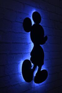 ASIR Nástěnná dekorace MICKEY MOUSE s led osvětlením 30 cm modrá