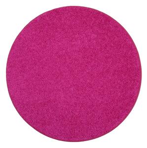 Vopi koberce Kusový koberec Color shaggy růžový kruh - 57x57 (průměr) kruh cm