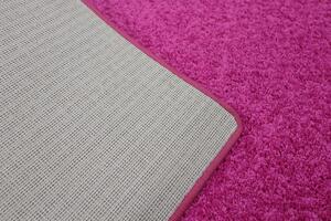 Vopi koberce Kusový koberec Color shaggy růžový - 57x120 cm