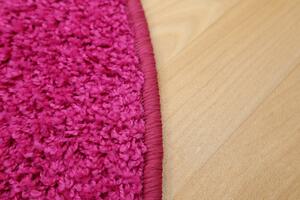 Vopi koberce Kusový koberec Color shaggy růžový ovál - 50x80 cm