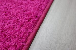 Vopi koberce Kusový koberec Color shaggy růžový kytka - 120x120 kytka cm