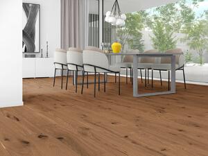 Dřevěná podlaha Weitzer Parkett, dub Amber rustic, vzor prkno WP Plank 2245