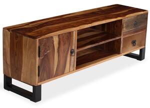 TV stolek z masivního sheeshamového dřeva | 120x30x40 cm