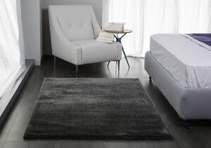 Vopi | Kusový koberec Dolce Vita 01GGG - Kulatý 160 cm průměr, černý