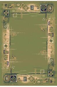 Vopi | Kusový koberec Solid 07AVA - 130 x 200 cm, zelený