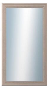 DANTIK - Zarámované zrcadlo - rozměr s rámem cca 50x90 cm z lišty STEP hnědá (3020)