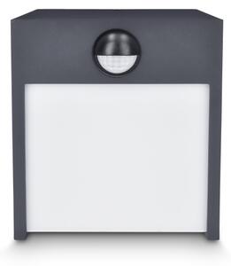 Brilagi-LED Venkovní nástěnné svítidlo se senzorem TERNI LED/12W/230V antr. IP44