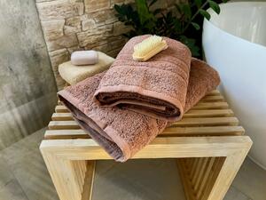 Froté ručník HOTEL 500g - Hnědý 50x100