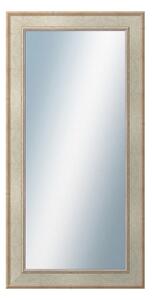 DANTIK - Zarámované zrcadlo - rozměr s rámem cca 50x100 cm z lišty TOOTH stříbrná (2779)