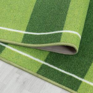 Dětský protiskluzový koberec Play hřiště zelený