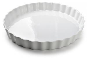 Mondex Porcelánová forma na koláče BASIC 32 cm bílá