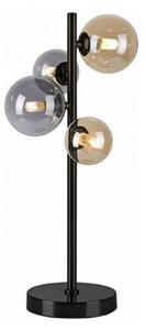 PAUL NEUHAUS LED stolní lampa černá kruhová šňůrový vypínač teplá bílá do interiéru 3000K PN 4585-18