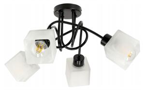 BERGE LED stropní lampa LOFT - 4xE27 - CUBE WHITE