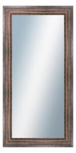 DANTIK - Zarámované zrcadlo - rozměr s rámem cca 50x100 cm z lišty TRITON široký měď antik (2951)
