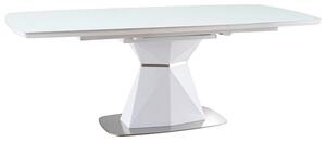 Rozkládací jídelní stůl EFE - 160x90, matný bílý