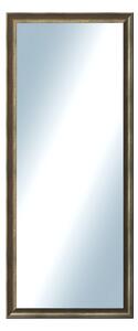 DANTIK - Zarámované zrcadlo - rozměr s rámem cca 50x120 cm z lišty Ferrosa bronzová (3143)