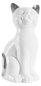 DEKORAČNÍ FIGURKA CAT 11X9X20 CM BÍLÁ
