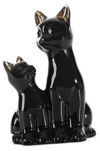 DEKORAČNÍ FIGURKA CAT 15X11X22 CM ČERNÁ