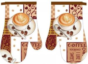 Kuchyňská chňapka 2 ks Coffee I like sweet 18x27 cm