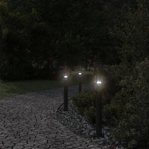 Venkovní stojací lampy 3 ks černé 60 cm nerezová ocel