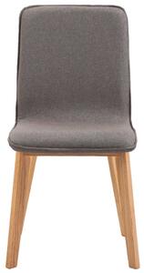 Jídelní židle Bronte - 2 ks - textil | taupe