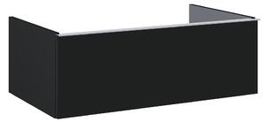 Elita Look, závěsná skříňka pro umyvadlo na desku 80x45x28 cm 1S PDW, černá matná, ELT-168109