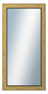 DANTIK - Zarámované zrcadlo - rozměr s rámem cca 60x120 cm z lišty PRAHA zlatá (2752)