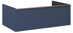 Elita Look, závěsná skříňka pro umyvadlo na desku 80x45x28 cm 1S PDW, modrá matná, ELT-168579