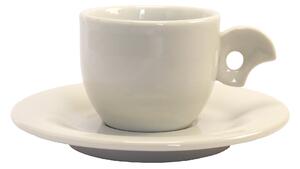 Karlovarský porcelán DOVA šálek na espresso s podšálkem 80 ml