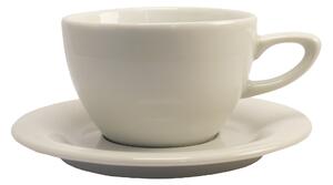 Karlovarský porcelán Šálek na latte Zdena 350 ml s podšálkem