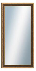 DANTIK - Zarámované zrcadlo - rozměr s rámem cca 60x120 cm z lišty KLASIK hnědá (3004)