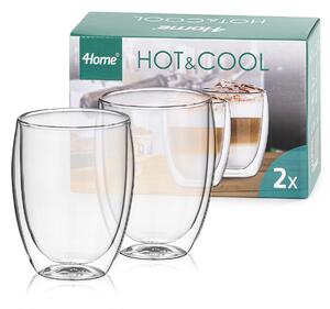 Termo sklenice na latté Hot&Cool 350 ml, 2 ks