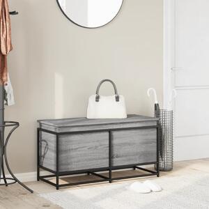 Úložný box s víkem šedý sonoma 100x40x51,5 cm kompozitní dřevo