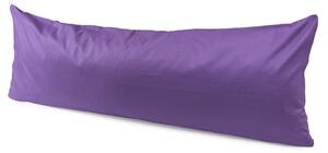 Povlak na Relaxační polštář Náhradní manžel tmavě fialová, 45 x 120 cm