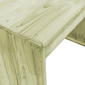 Barový stůl z FSC impregnované borovice | 130x60x110 cm