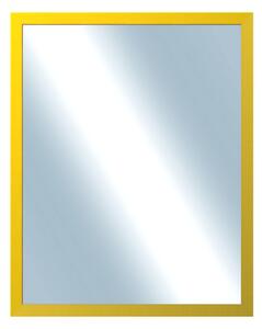 DANTIK - Zarámované zrcadlo - rozměr s rámem cca 40x50 cm z lišty PASTELKA žlutá rovná (2561)