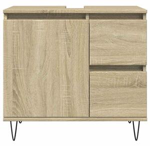 Koupelnová skříňka dub sonoma 65 x 33 x 60 cm kompozitní dřevo