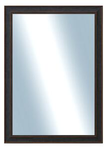 DANTIK - Zarámované zrcadlo - rozměr s rámem cca 50x70 cm z lišty ANDRÉ velká černá (3154)