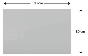 ALLboards COLOR TS100x80GREY Skleněná tabule 100 x 80 cm