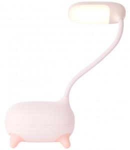 BrilliantG94957/17 Stmívatelná LED lampička - noční světlo DINO růžové CCT, USB