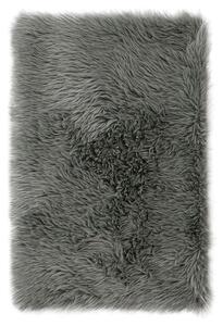 AmeliaHome Kožešina Dokka tmavě šedá, 60 x 90 cm